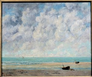De zee bij kalm weer