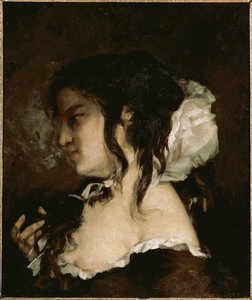 De reflectie door Gustave Courbet