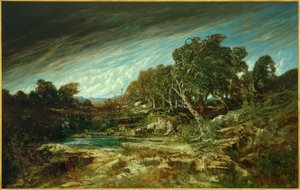 De windvlaag, bos van Fontainebleau