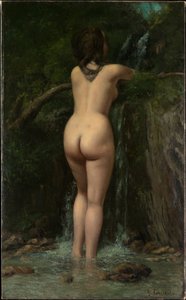 De bron door Gustave Courbet