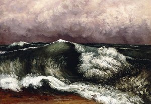 De golf, 1869 door Gustave Courbet