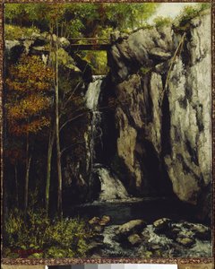 De val van Gour de Conche, Myon door Gustave Courbet