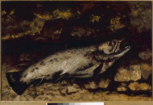 De forel door Gustave Courbet
