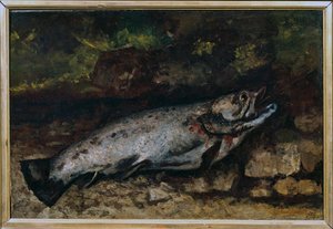 De forel door Gustave Courbet