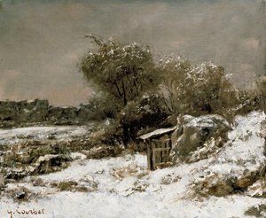 Winterscène, 19e eeuw