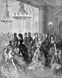 Een Bal in het Stadhuis door Gustave Dore