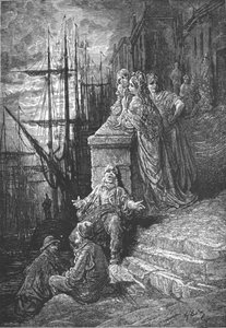 Een watermansfamilie, 1872 door Gustave Dore