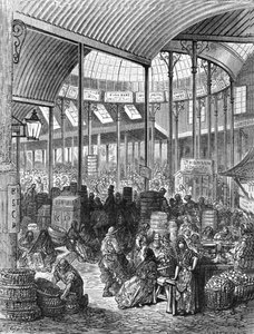 Borough Market, 1872 door Gustave Dore