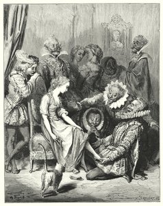 Cendrillon (gravure) door Gustave Dore