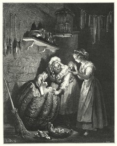 Cendrillon (gravure) door Gustave Dore