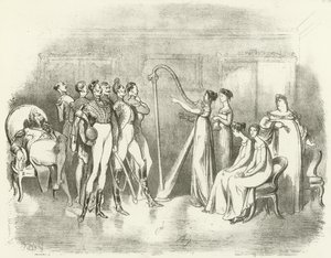 Corinna of Vocale Charms door Gustave Dore