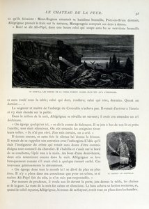 Croque-Mitaine; 1863 illustratie, door Gustave Dore (1832-1883); Franse kunstenaar, graveur, illustrator. Croque-Mitaine (De boeman) een kwaadaardig personage gepresenteerd aan kinderen om hen bang te maken en zo wijzer te maken.