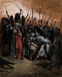De dood van Agag door Doré - Bijbel door Gustave Dore