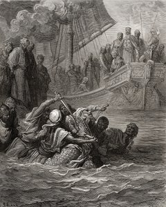 De dood van Almoadam, illustratie uit 