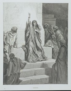 Deborah, gegraveerd door Ettlin, ca. 1868 door Gustave Dore