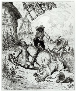 Don Quichot en de Windmolens, uit 
