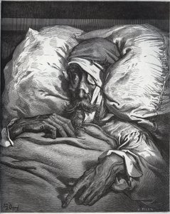 Don Quichot gewond - uit 