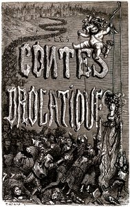 Frontispice voor de Drolatische Verhalen van Honore de Balzac door Gustave Dore
