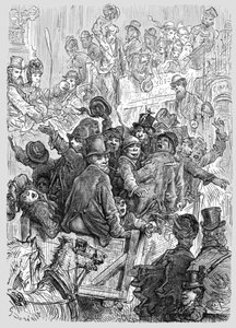 Thuis van de Hampton Court Races, 1872 door Gustave Dore