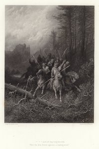 Illustratie voor Vivien door Alfred Tennyson door Gustave Dore