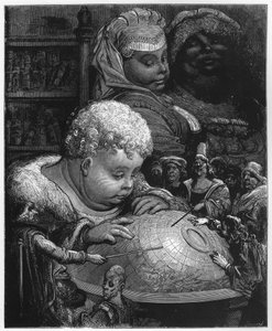 De opvoeding van Gargantua - illustratie uit 
