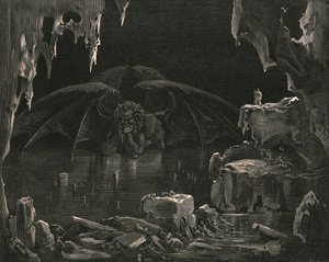 Zie! riep hij uit, zie Dis! door Gustave Dore