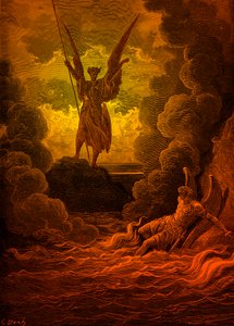 Paradise Lost: Satan en Beëlzebub door Doré door Gustave Dore