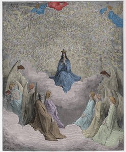 Paradiso, Canto 31: De koningin van de hemel - door Dante Alighieri door Gustave Dore