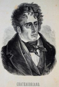Portret van François-René, burggraaf de Chateaubriand door Gustave Dore