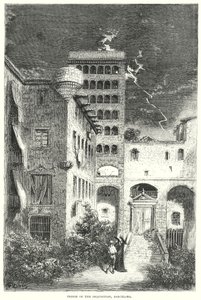Gevangenis van de inquisitie, Barcelona (gravure) door Gustave Dore