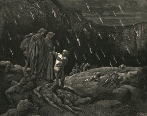 Heer! Brunetto! En bent u hier, ca. 1890 door Gustave Dore