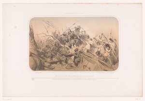 Slag bij Melegnano door Gustave Dore