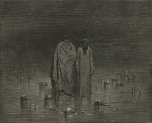 Let goed op, je zolen treden niet op de hoofden van je arme broeders, c1890 door Gustave Dore