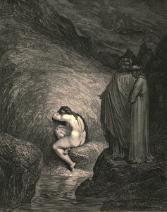 Dat is de oude ziel van de ellendige Myrrha door Gustave Dore