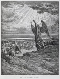 De engel verschijnt aan Jozua door Gustave Dore