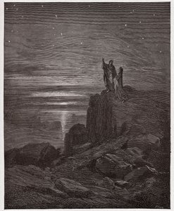 De Goddelijke Komedie, Inferno, Canto 34: De dichters komen uit de hel - door Dante Alighieri (1265-1321) - Illustratie door Gustave Doré (1832-1883)