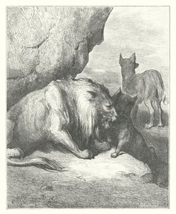 De Fabels van La Fontaine: De Leeuw, de Wolf en de Vos