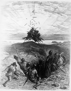 De razernij van Orlando door Gustave Dore