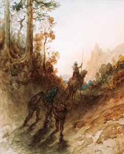 De reuzen worden gevangen, ca. 1869-83 door Gustave Dore