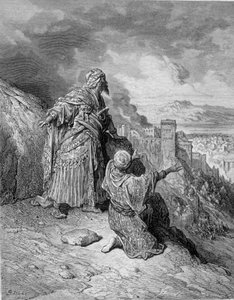 De laatste van de Arabische koningen verliet Granada na de belegering door de katholieken in 1492. Gravure door Gustave Doré