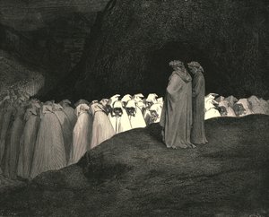 Toscaans...veracht niet ons te onderwijzen wie gij zijt, ca. 1890 door Gustave Dore