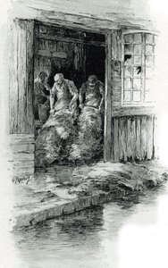 Leerlooiers in de rue des Gobelins in Parijs