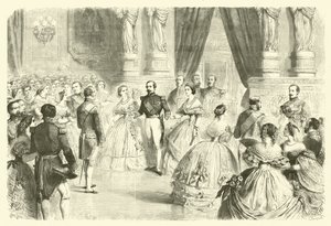 De Quadrille Dansen op een Frans Keizerlijk Hofbal