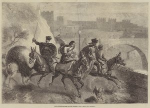 Zigeunerpaardenhandelaren verlaten Toledo