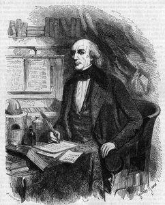 Portret van Mathieu Jose Bonaventure Orfila (1787-1853), Franse arts en chemicus. Gravure door Gustave Janet door Gustave Janet