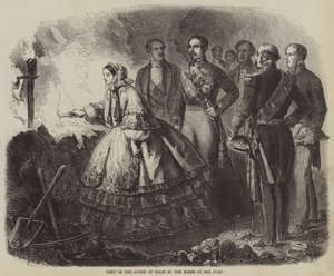 Bezoek van de Koningin van Spanje aan de Mijnen van San Juan door Gustave Janet