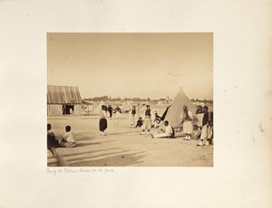 Kamp van Châlons: Zouaven van de Keizerlijke Garde door Gustave Le Gray