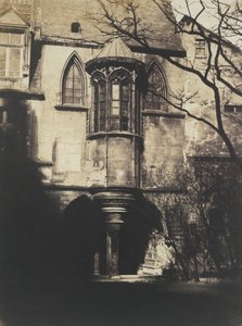 Hotel de Cluny, Parijs, ca. 1851 door Gustave Le Gray