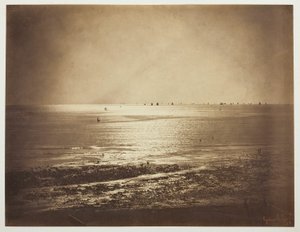 Zeegezicht, Normandië door Gustave Le Gray
