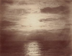 Zonne-effect in de Wolken-Oceaan door Gustave Le Gray